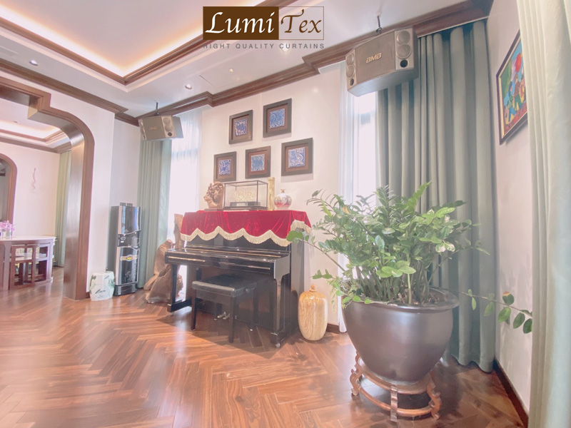 Lumitex lựa chọn sắc xanh hiện đại trẻ trung cho biệt thự Vinhomes Imperia