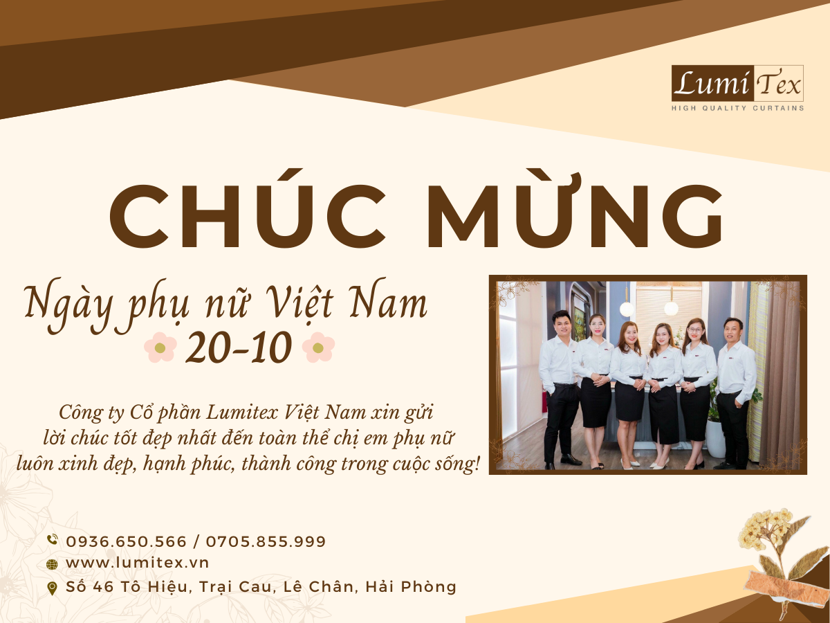 Chào mừng Ngày Phụ nữ Việt Nam - 20/10!