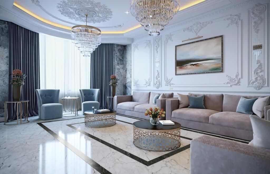 Chúng sở hữu một vẻ đẹp rất sang trọng, quý phái tạo nên đẳng cấp thực sự cho căn phòng được trang trí