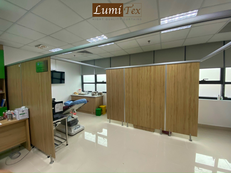 Lumitex chuyên thiết kế và lắp đặt rèm bệnh viện dạng cuốn Ecoshade chính hãng