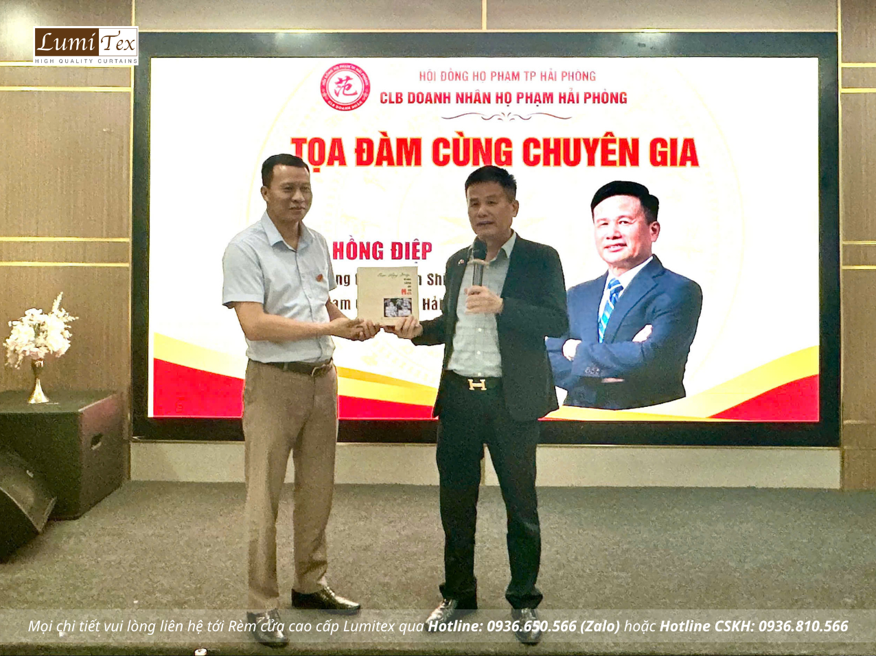 Rèm Lumitex tham dự kỳ họp CLB Doanh nhân Họ Phạm Hải Phòng – Tăng cường kết nối và chia sẻ giá trị Rèm Lumitex tham dự kỳ họp CLB Doanh nhân Họ Phạm Hải Phòng – Tăng cường kết nối và chia sẻ giá trị
