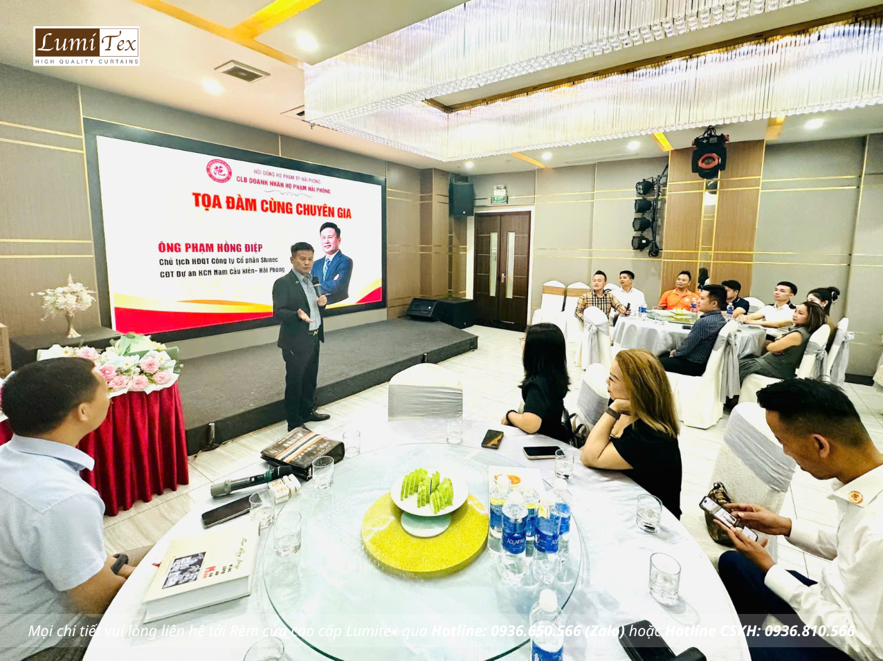 Rèm Lumitex tham dự kỳ họp CLB Doanh nhân Họ Phạm Hải Phòng – Tăng cường kết nối và chia sẻ giá trị Rèm Lumitex tham dự kỳ họp CLB Doanh nhân Họ Phạm Hải Phòng – Tăng cường kết nối và chia sẻ giá trị
