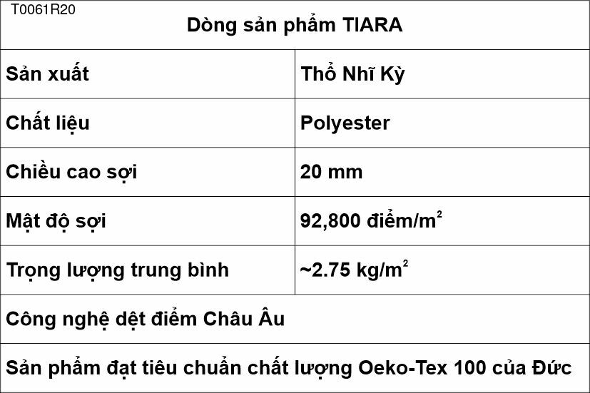 THÔNG TIN CHI TIẾT VỀ MẪU THẢM LÔNG XÙ T0061R20