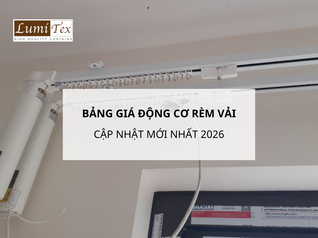Bảng giá động cơ rèm vải 2026