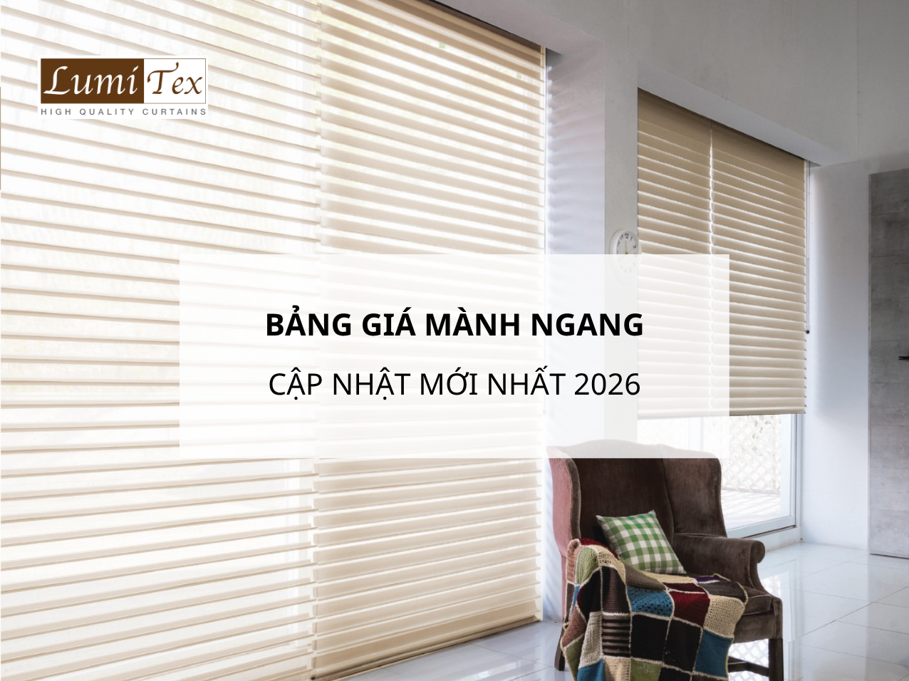 Bảng giá mành ngang