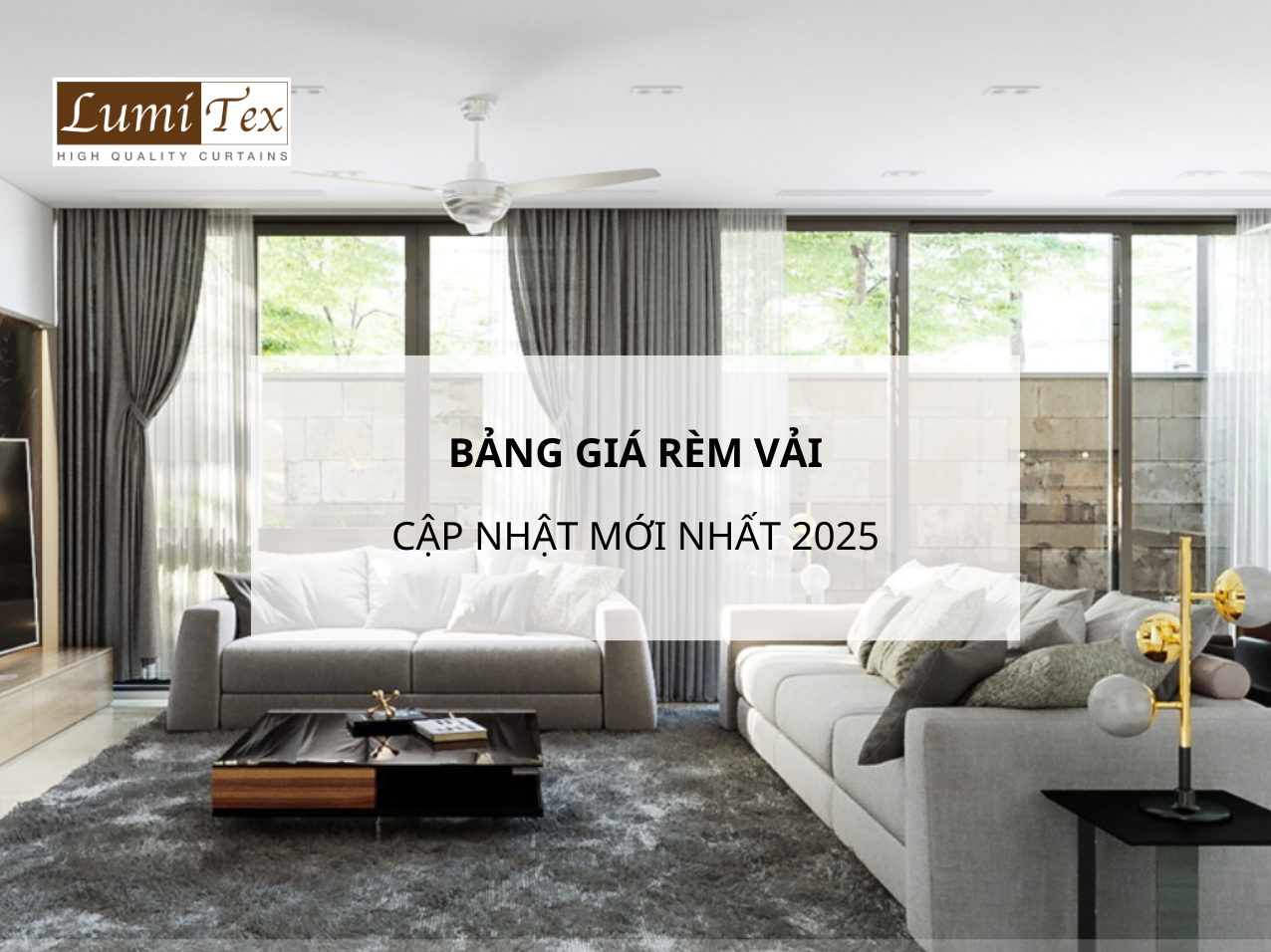Báo giá rèm vải Lumitex