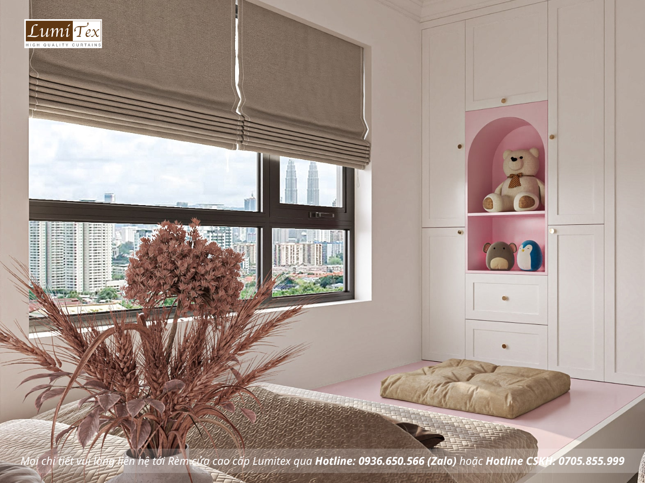 Cách chọn rèm cửa cho căn hộ chung cư cao cấp sang trọng