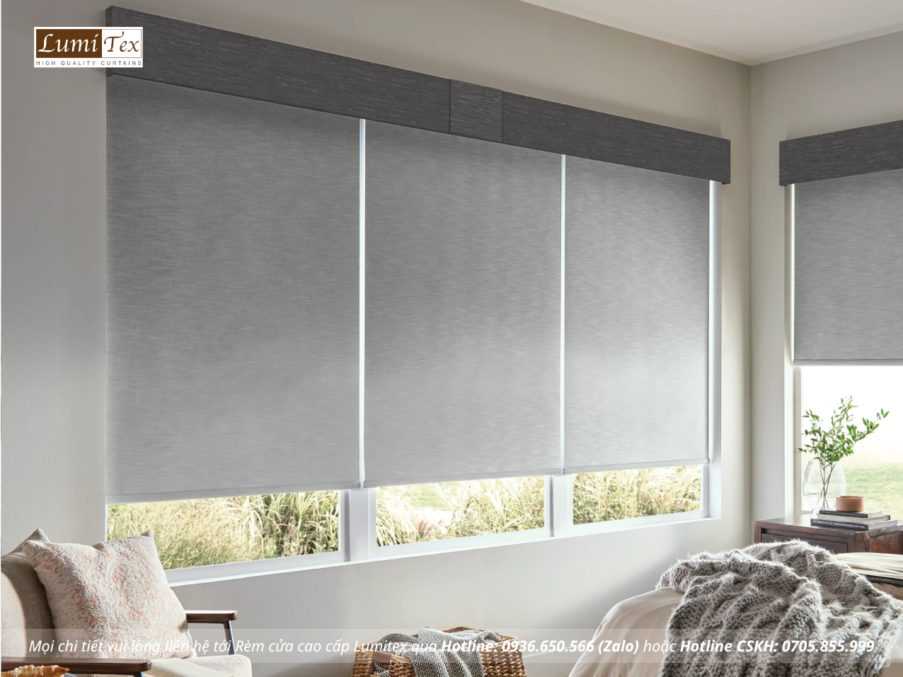 Không gian ngủ và tầm quan trọng của rèm cửa cản sáng tuyệt đối Không gian ngủ và tầm quan trọng của rèm cửa cản sáng tuyệt đối