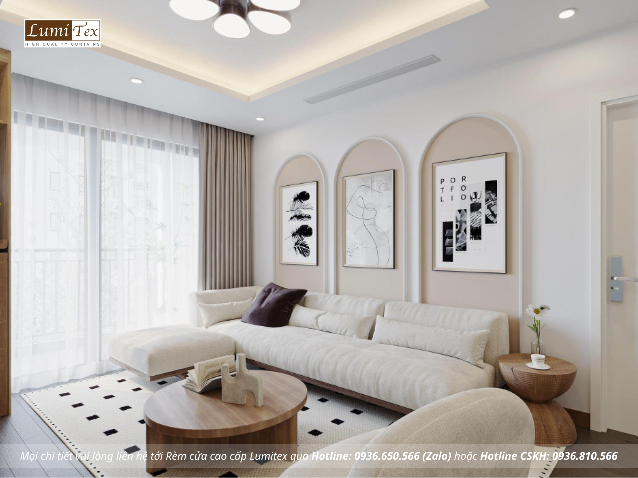 Mùa hè nên chọn rèm chống nắng nào cho căn hộ Hoàng Huy Commerce