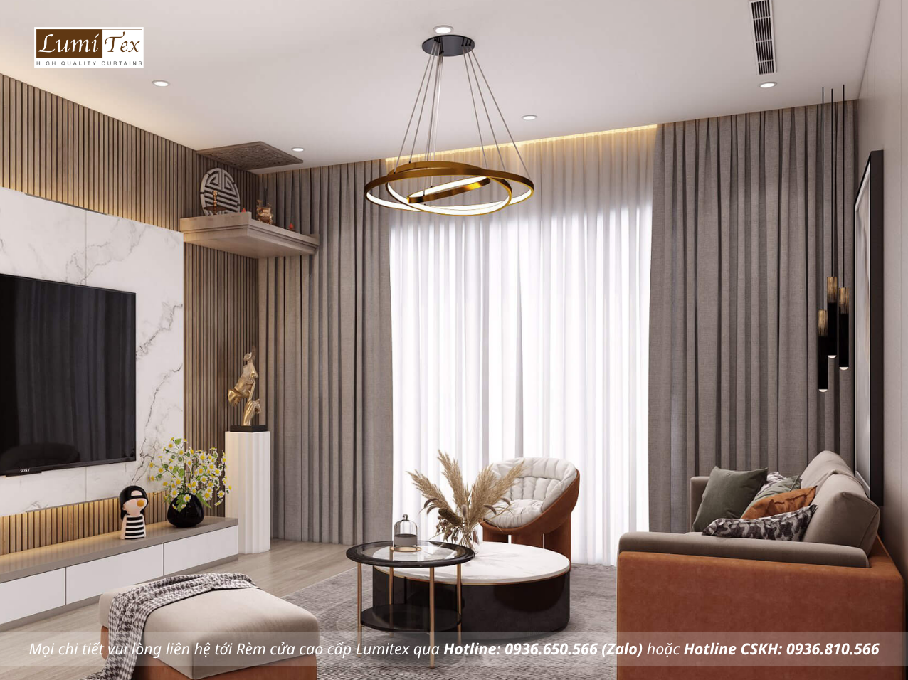 Mùa hè nên chọn rèm chống nắng nào cho căn hộ Hoàng Huy Commerce