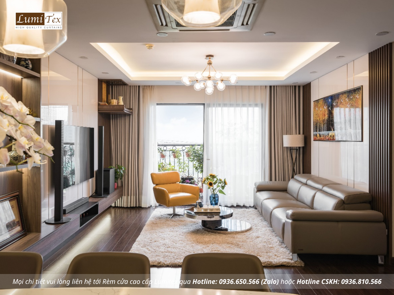 Mùa hè nên chọn rèm chống nắng nào cho căn hộ Hoàng Huy Commerce