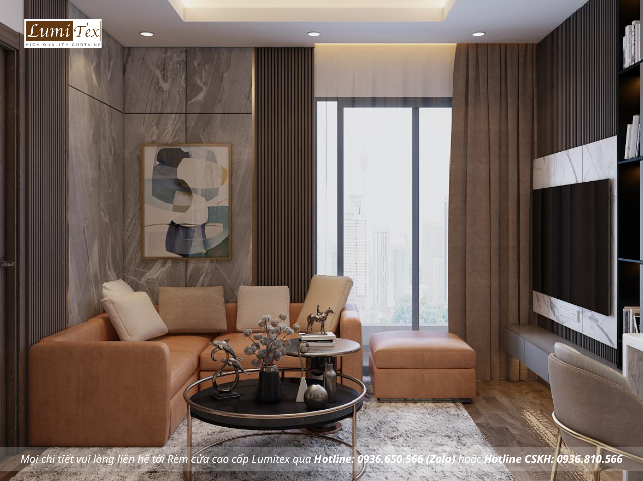 Mùa hè nên chọn rèm chống nắng nào cho căn hộ Hoàng Huy Commerce