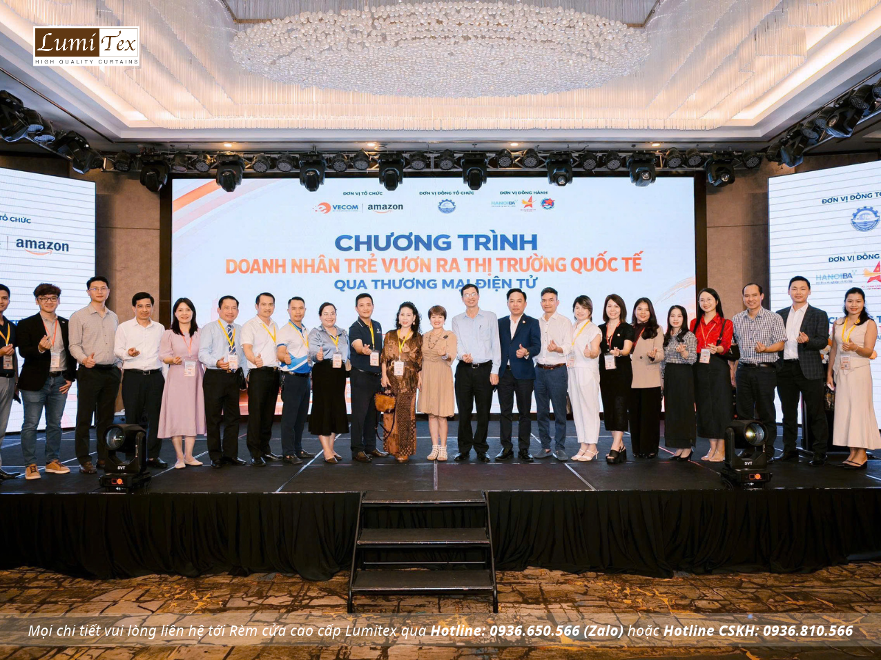 Rèm Lumitex tham gia chương trình “Doanh nhân trẻ vươn ra thị trường quốc tế qua thương mại điện tử”