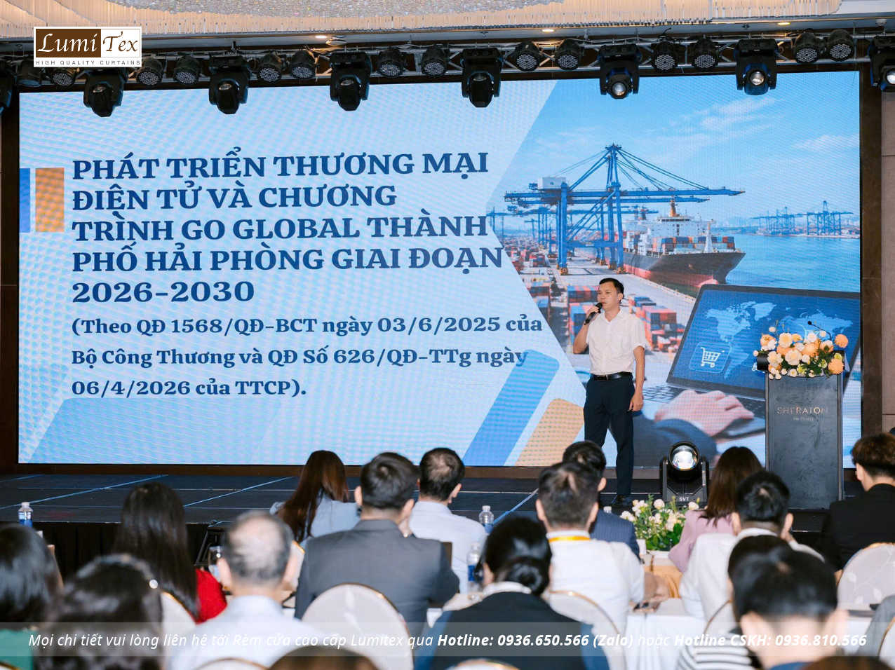 Rèm Lumitex tham gia chương trình “Doanh nhân trẻ vươn ra thị trường quốc tế qua thương mại điện tử”