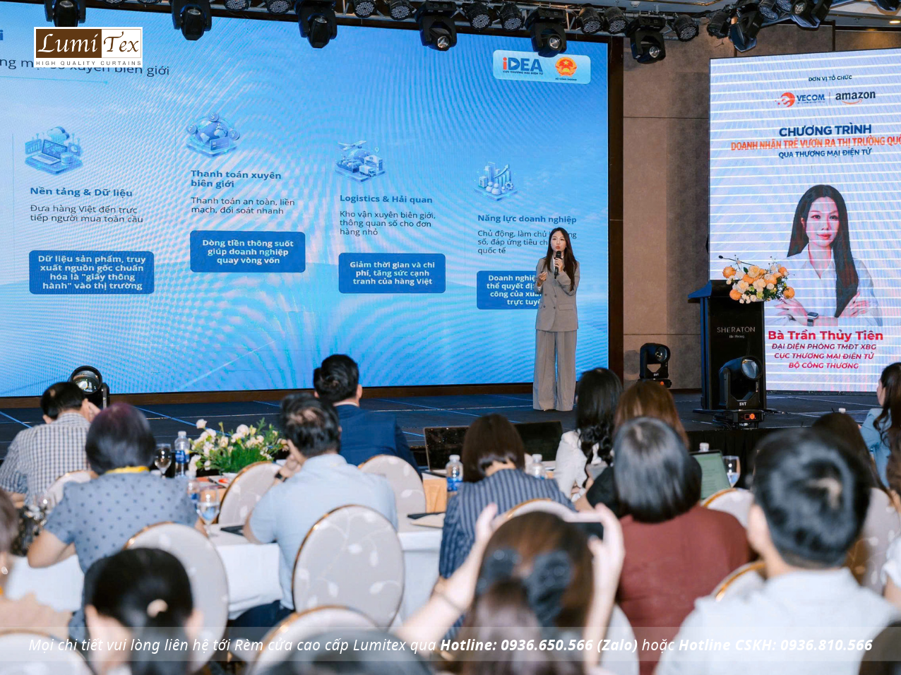 Rèm Lumitex tham gia chương trình “Doanh nhân trẻ vươn ra thị trường quốc tế qua thương mại điện tử”