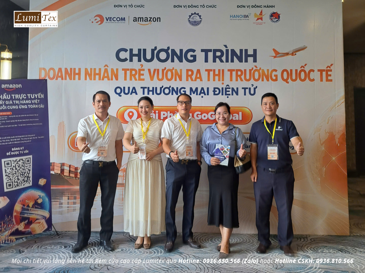Rèm Lumitex tham gia chương trình “Doanh nhân trẻ vươn ra thị trường quốc tế qua thương mại điện tử”
