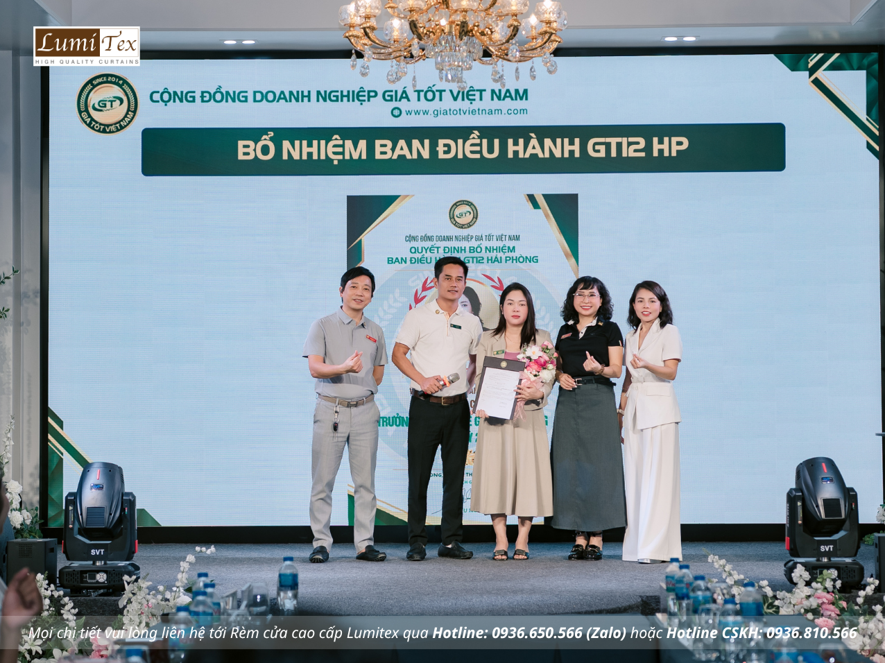 Rèm Lumitex tham dự cuộc họp Cộng đồng Giá Tốt GT12 Hải Phòng với tinh thần “Phượng Hoàng tái sinh” bứt phá vươn mình