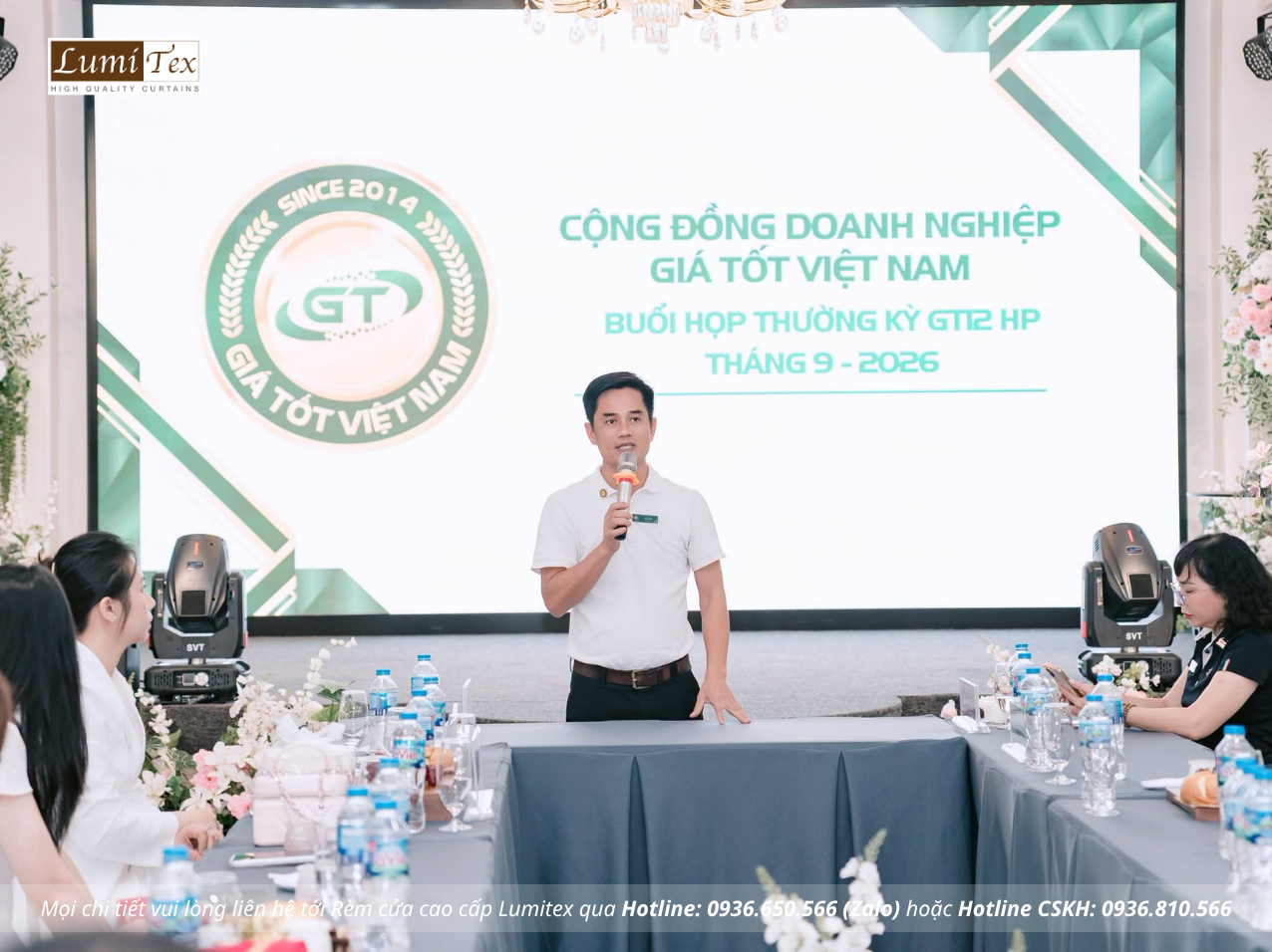 Rèm Lumitex tham dự cuộc họp Cộng đồng Giá Tốt GT12 Hải Phòng với tinh thần “Phượng Hoàng tái sinh” bứt phá vươn mình