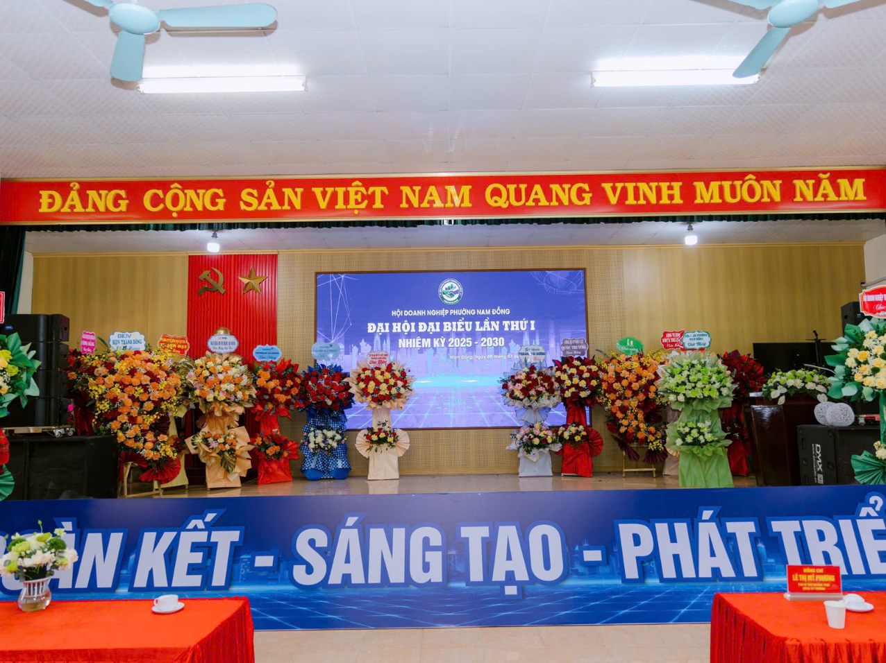 Đại hội lần thứ nhất Hội Doanh nghiệp phường Nam Đồng nhiệm kỳ 2025–2030