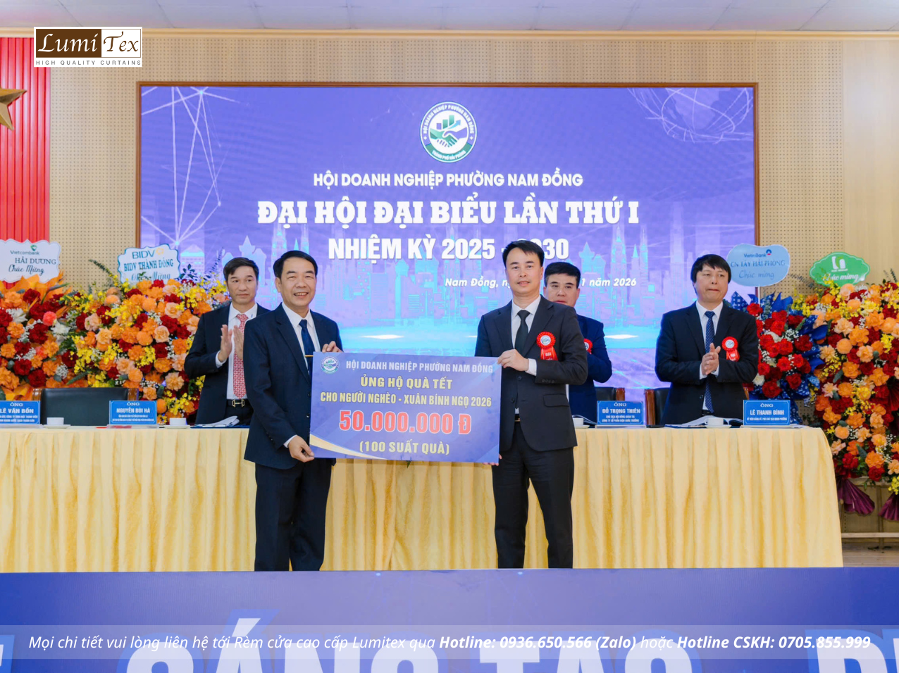 Đại hội lần thứ nhất Hội Doanh nghiệp phường Nam Đồng nhiệm kỳ 2025–2030