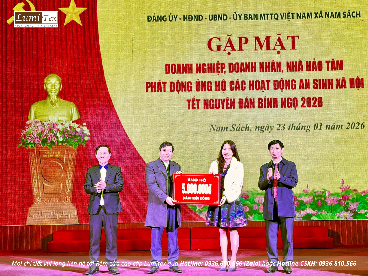 Doanh nghiệp hội viên Hội Doanh nhân trẻ Hải Phòng lan tỏa yêu thương trong chương trình Tết nhân ái Bính Ngọ 2026 Doanh nghiệp hội viên Hội Doanh nhân trẻ Hải Phòng lan tỏa yêu thương trong chương trình Tết nhân ái Bính Ngọ 2026