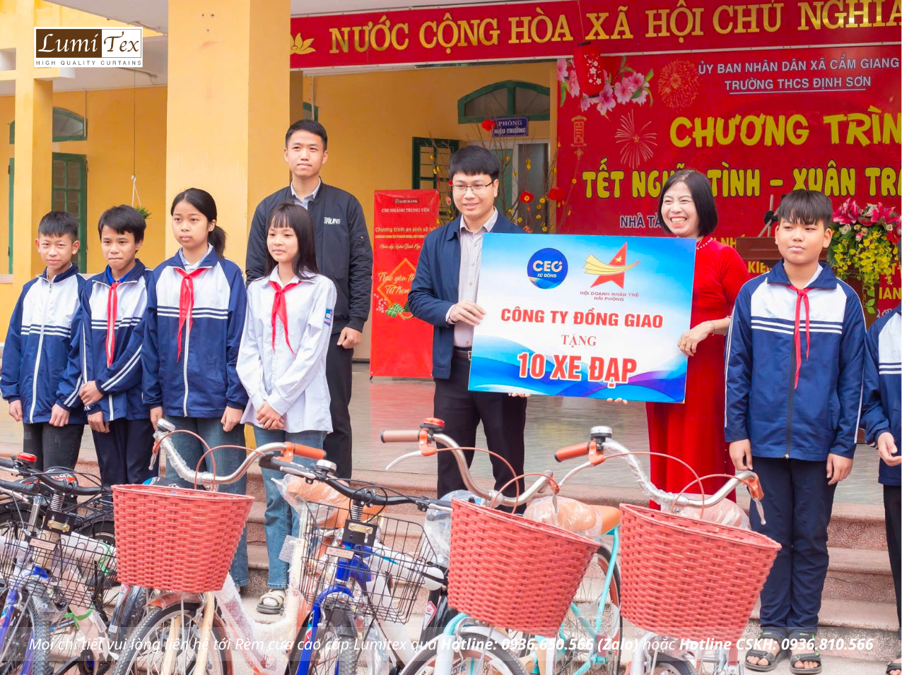 Doanh nghiệp hội viên Hội Doanh nhân trẻ Hải Phòng lan tỏa yêu thương trong chương trình Tết nhân ái Bính Ngọ 2026 Doanh nghiệp hội viên Hội Doanh nhân trẻ Hải Phòng lan tỏa yêu thương trong chương trình Tết nhân ái Bính Ngọ 2026