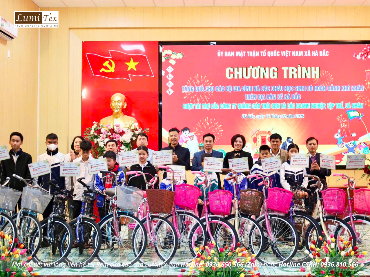 Doanh nghiệp hội viên Hội Doanh nhân trẻ Hải Phòng lan tỏa yêu thương trong chương trình Tết nhân ái Bính Ngọ 2026