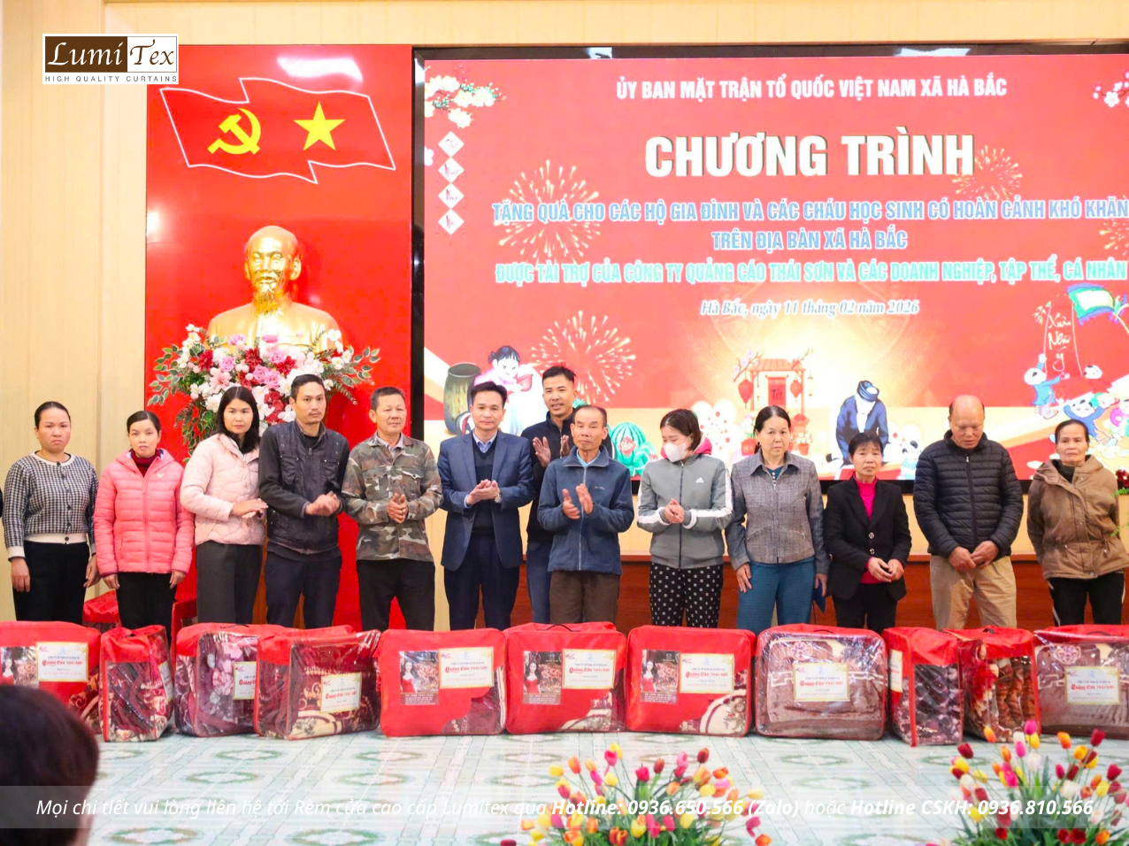 Doanh nghiệp hội viên Hội Doanh nhân trẻ Hải Phòng lan tỏa yêu thương trong chương trình Tết nhân ái Bính Ngọ 2026