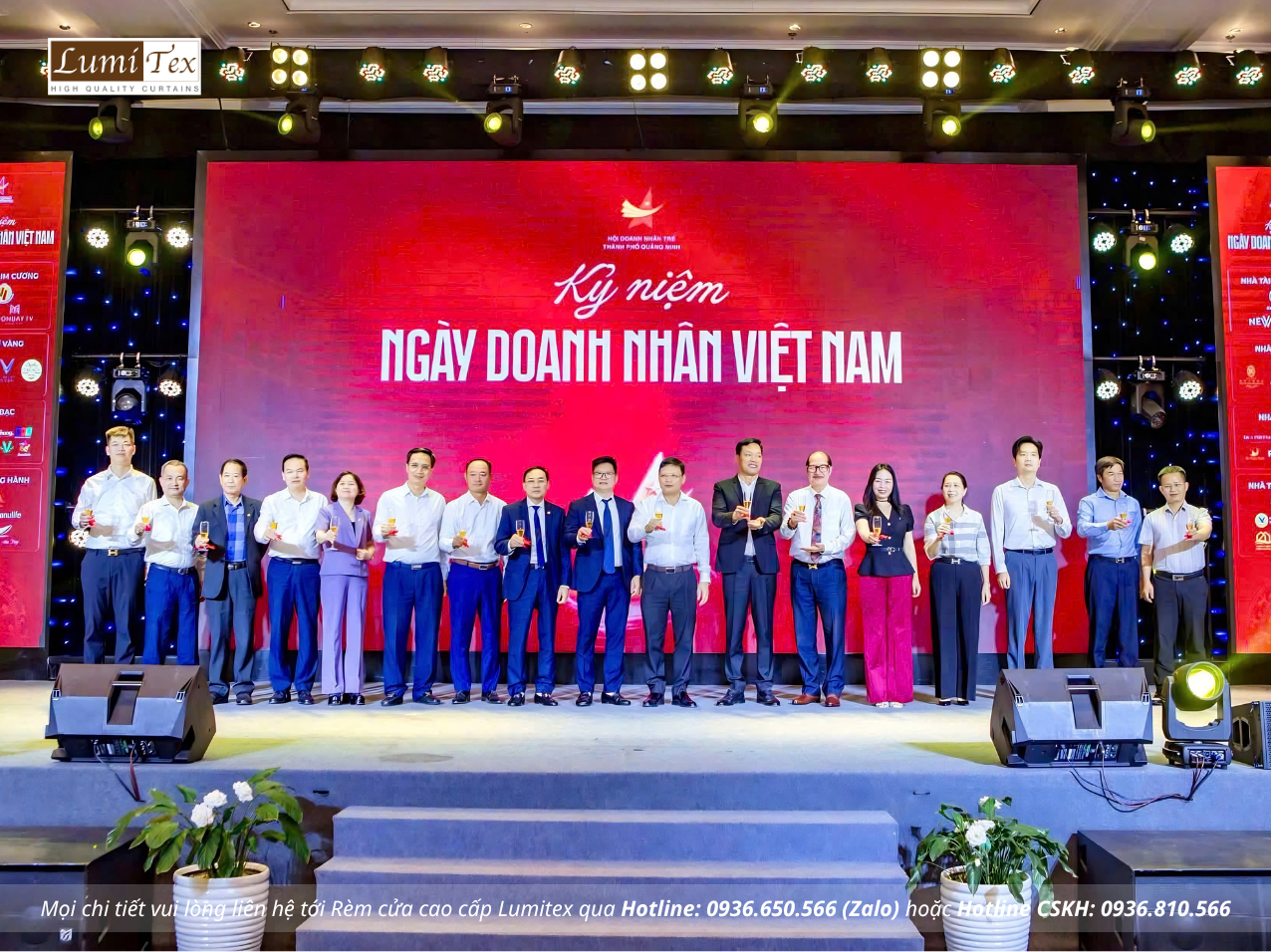 Rèm Lumitex cùng cộng đồng doanh nhân trẻ tại Lễ kỷ niệm Ngày Doanh nhân Việt Nam 2026