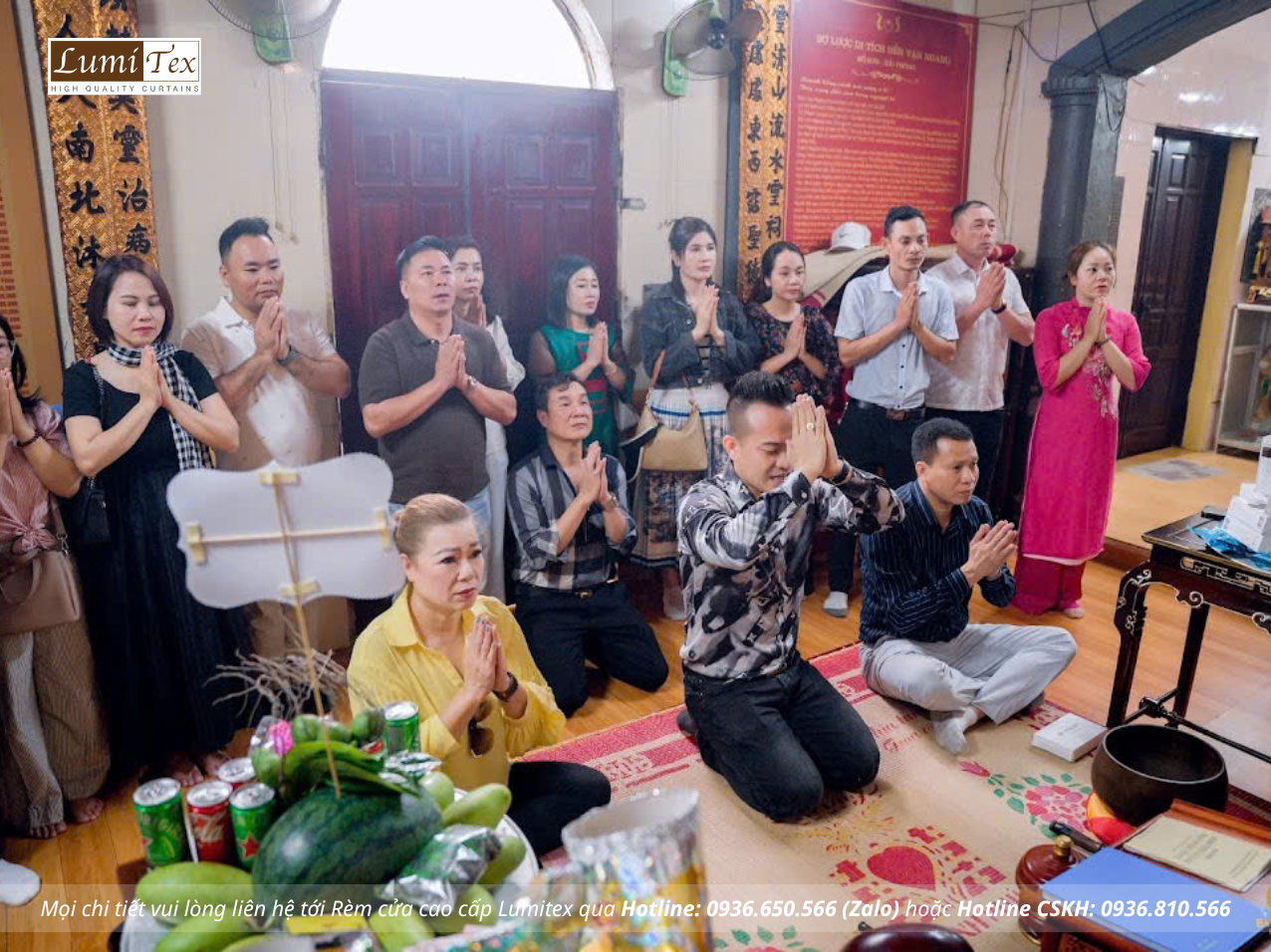 Rèm Lumitex tham dự chương trình Du xuân 2026 – Kết nối doanh nhân họ Phạm Hải Phòng