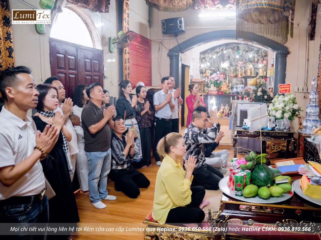 Rèm Lumitex tham dự chương trình Du xuân 2026 – Kết nối doanh nhân họ Phạm Hải Phòng