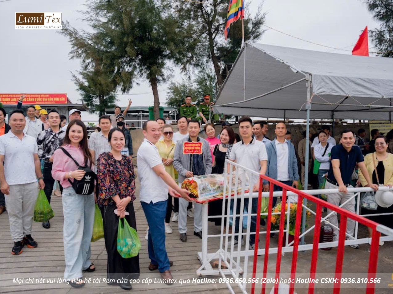 Rèm Lumitex tham dự chương trình Du xuân 2026 – Kết nối doanh nhân họ Phạm Hải Phòng