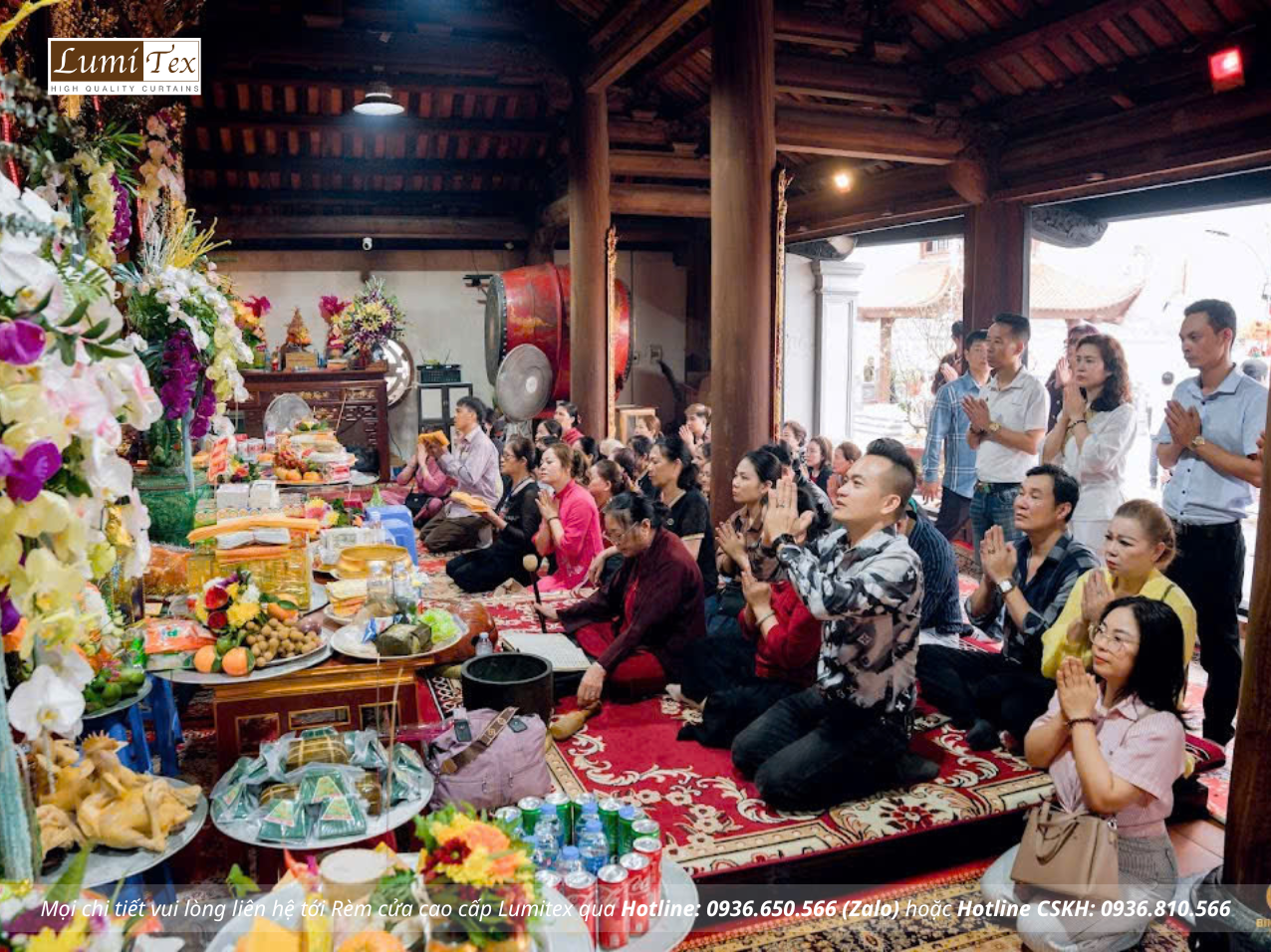 Rèm Lumitex tham dự chương trình Du xuân 2026 – Kết nối doanh nhân họ Phạm Hải Phòng