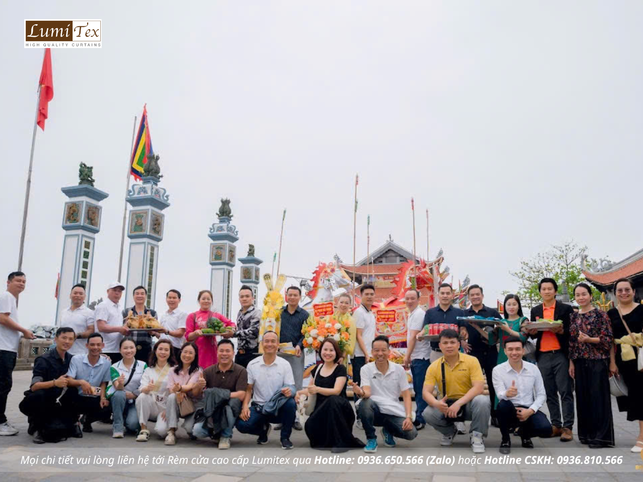Rèm Lumitex tham dự chương trình Du xuân 2026 – Kết nối doanh nhân họ Phạm Hải Phòng