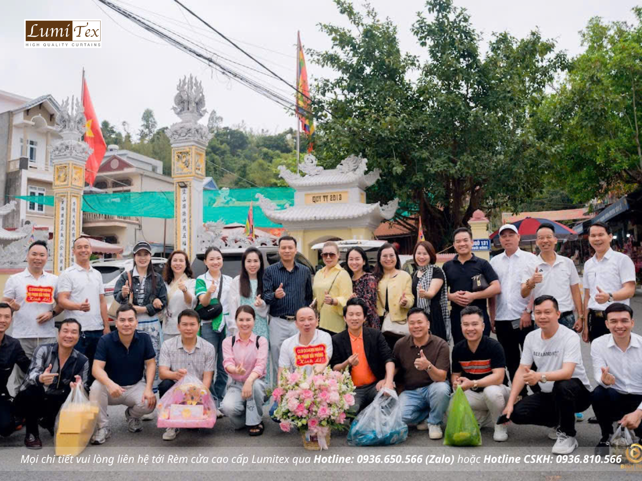 Rèm Lumitex tham dự chương trình Du xuân 2026 – Kết nối doanh nhân họ Phạm Hải Phòng