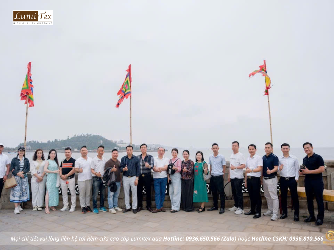 Rèm Lumitex tham dự chương trình Du xuân 2026 – Kết nối doanh nhân họ Phạm Hải Phòng