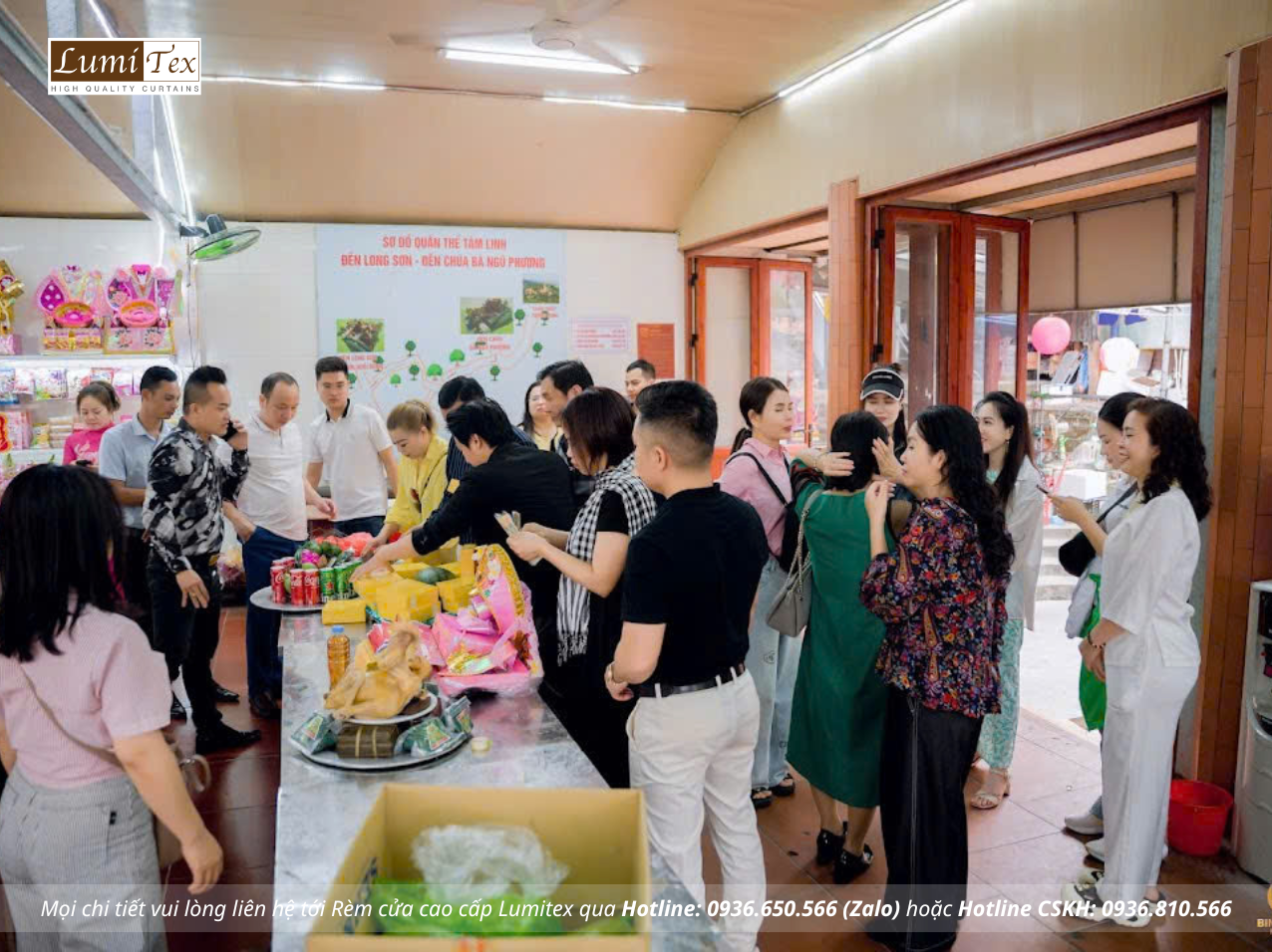 Rèm Lumitex tham dự chương trình Du xuân 2026 – Kết nối doanh nhân họ Phạm Hải Phòng