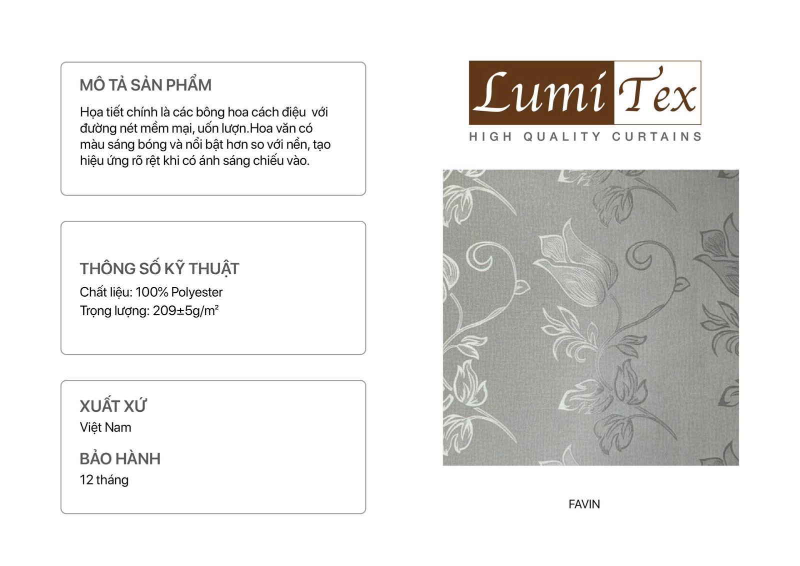 rèm vải Lumitex 002 rèm vải Lumitex 002