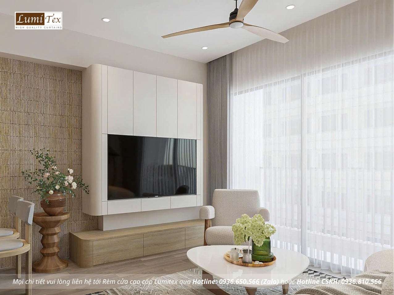 Gợi ý rèm cửa căn hộ chung cư phù hợp từng không gian