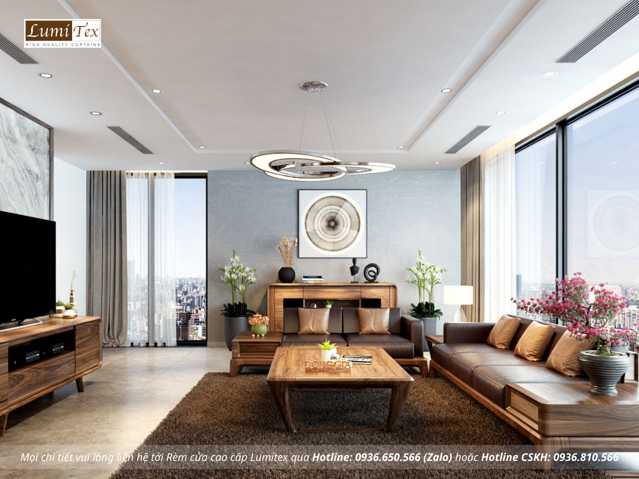 Gợi ý rèm cửa căn hộ chung cư phù hợp từng không gian