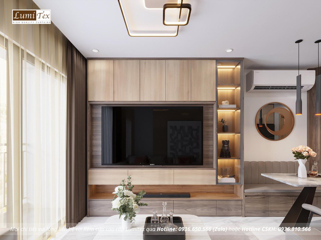 Gợi ý rèm cửa căn hộ chung cư phù hợp từng không gian