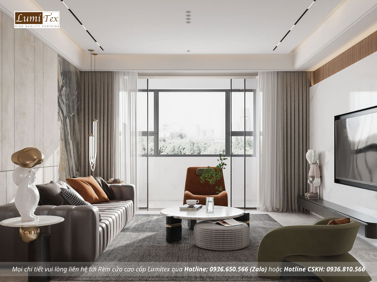 Gợi ý rèm cửa căn hộ chung cư phù hợp từng không gian