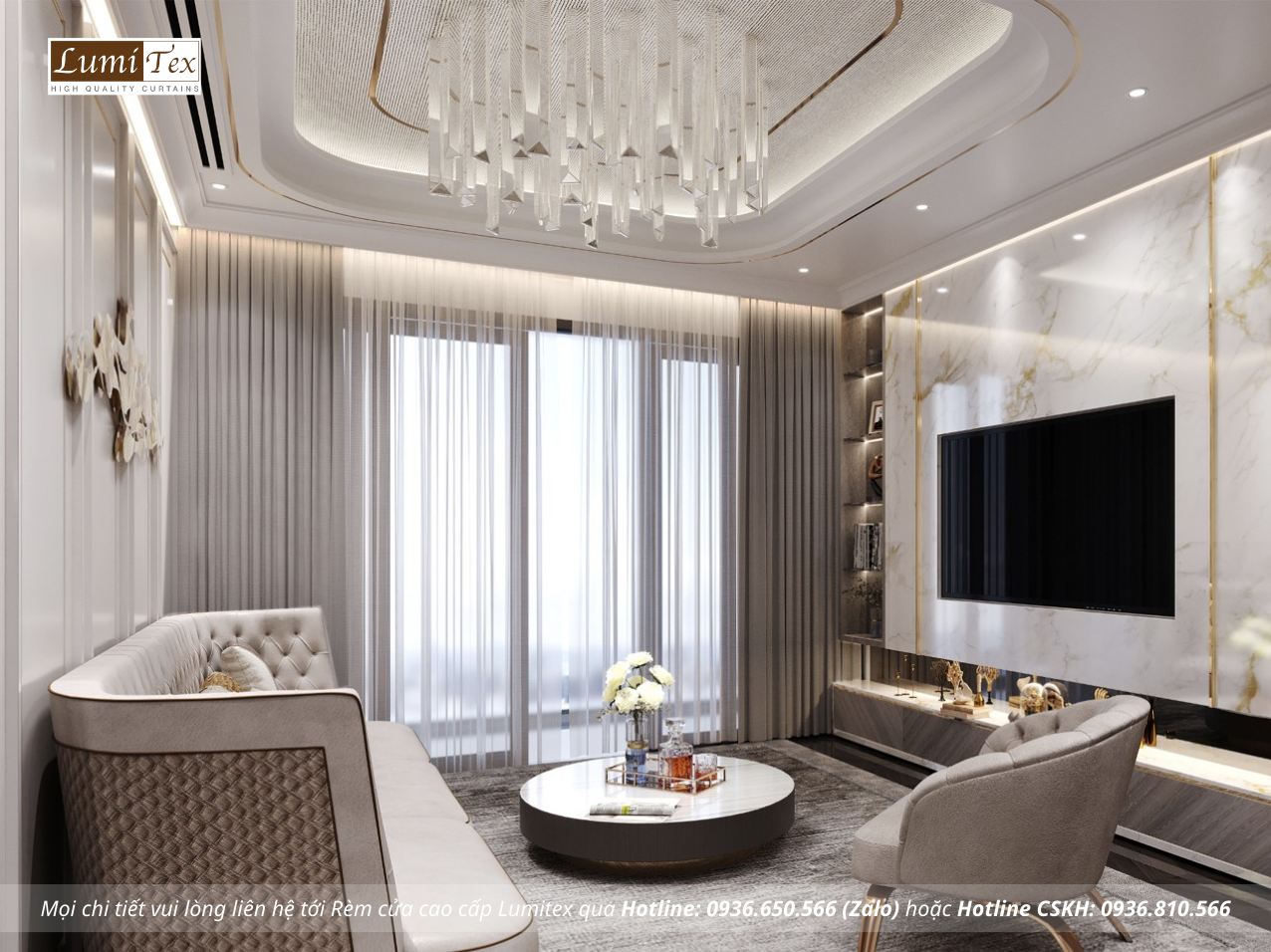 Gợi ý rèm cửa căn hộ chung cư phù hợp từng không gian
