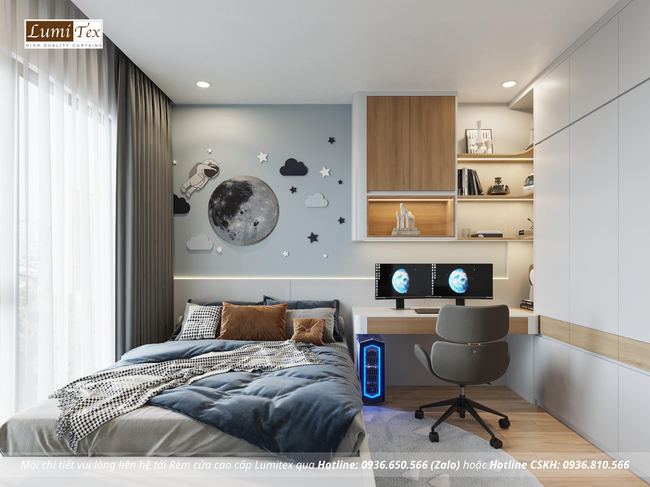 Gợi ý rèm cửa căn hộ chung cư phù hợp từng không gian