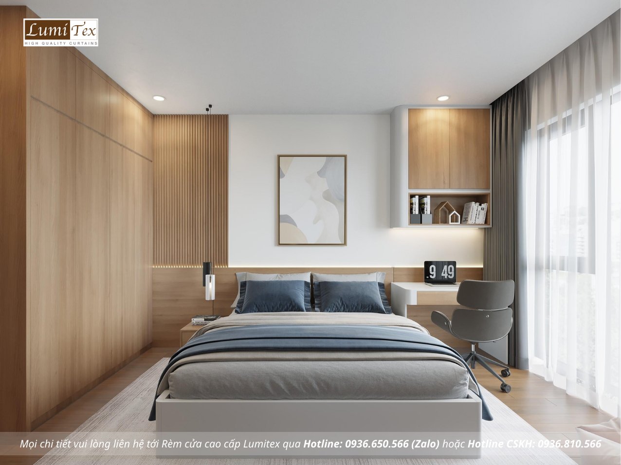 Gợi ý rèm cửa căn hộ chung cư phù hợp từng không gian