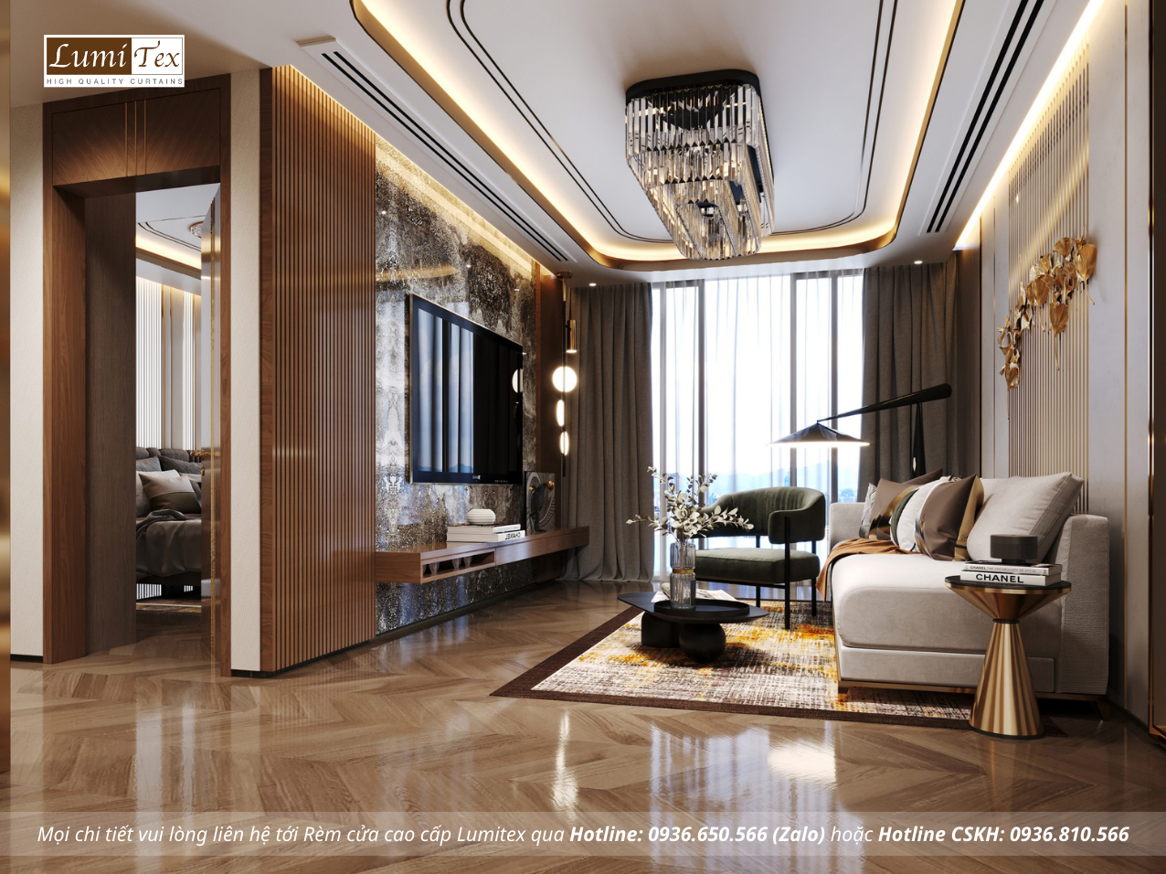 Gợi ý rèm cửa căn hộ chung cư phù hợp từng không gian