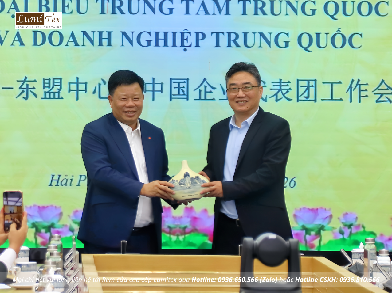 Rèm Lumitex đồng hành cùng Hội Doanh nhân trẻ Hải Phòng trong chương trình làm việc với đoàn doanh nghiệp Trung Quốc (ACC)