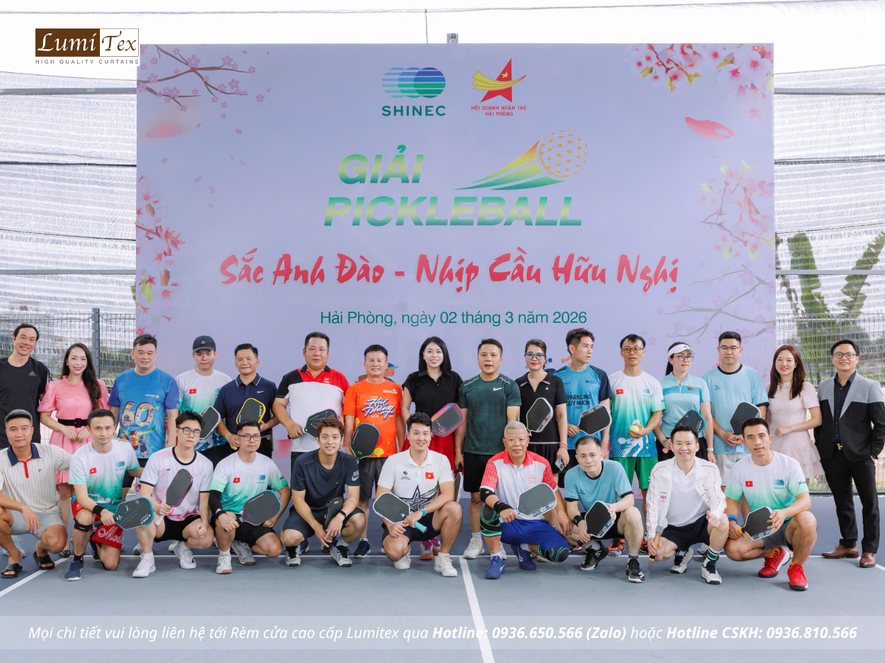 Hội Doanh nhân trẻ Hải Phòng đồng hành cùng Lễ trồng cây 2026 “Sắc Anh Đào – Nhịp cầu hữu nghị”