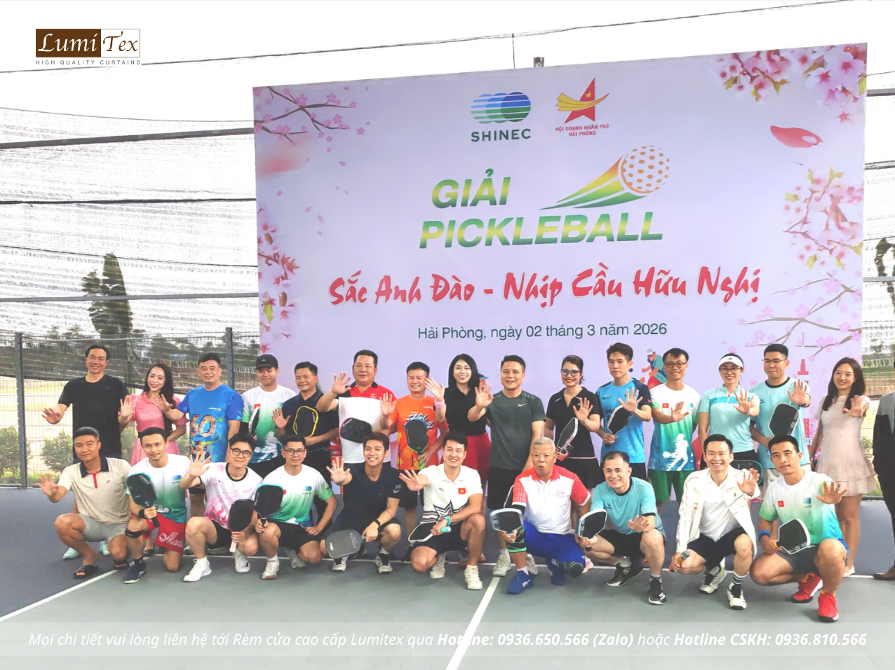 Hội Doanh nhân trẻ Hải Phòng đồng hành cùng Lễ trồng cây 2026 “Sắc Anh Đào – Nhịp cầu hữu nghị”