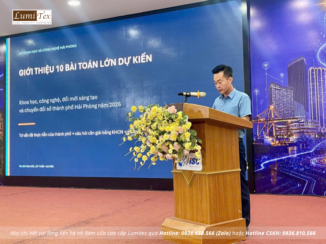 Rèm Lumitex cùng Hội Doanh nhân trẻ Hải Phòng tham dự Hội nghị Cafe đổi mới sáng tạo